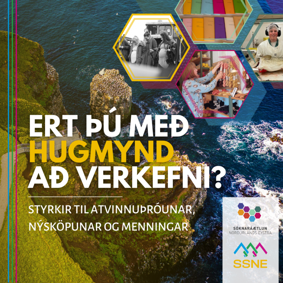 Opið er fyrir umsóknir í uppbyggingarsjóð Norðurlands Eystra - Ráðgjafar á ferð