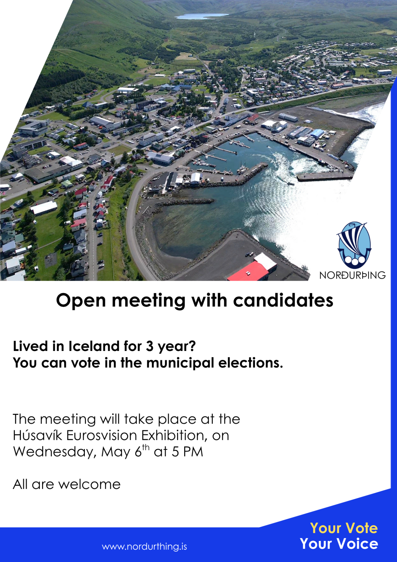 Opinn fundur með frambjóðendum fyrir innflytjendur 6.maí